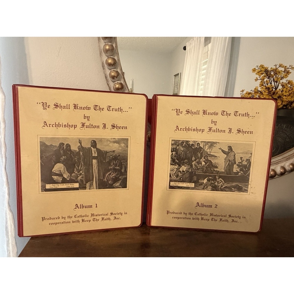 Fulton J Sheen Ye Shall Know The Truth Album 1 & 2 Cassette Set Catholic
